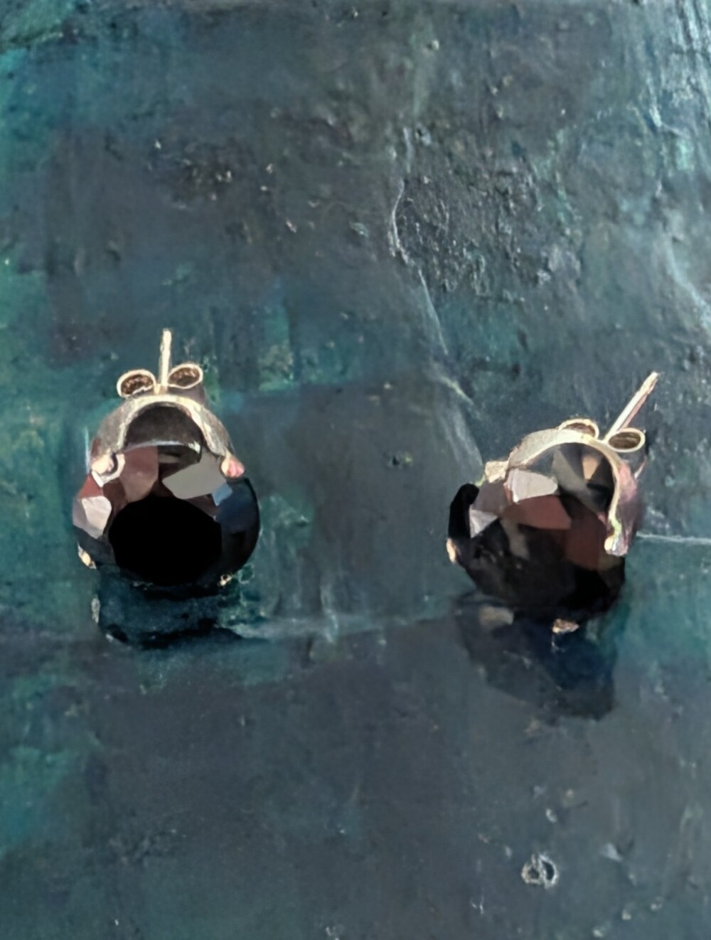 🆕 Geniune 8mm Black Tourmaline Earrings 925 Sterling Silver - Picture 14 of 14